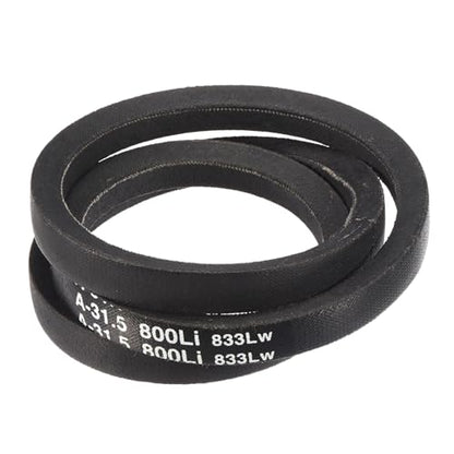 uxcell A31 1/2 Classic Wrapped V-Belt,33" Outer Circ A Profile,Black - size: A31 1/2
