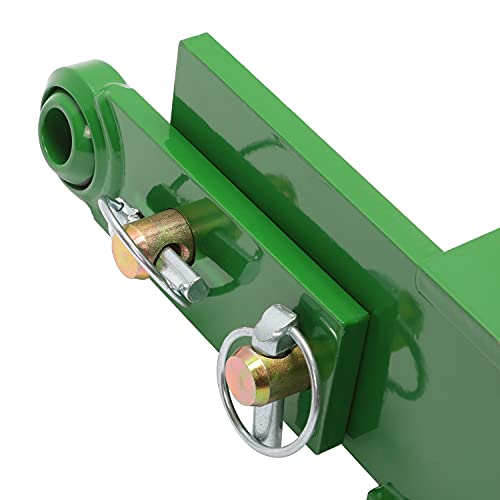 ALMULOO 3 Point Hitch Conversion Compatible with John Deere M and MT, Green, Steel, Powder Coated
