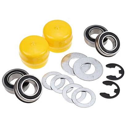 DVPARTS Front Wheel Bearing Bushing to Bearing Conversion Kit for JD LA140 LA145 LA150 LA155 LA165 LA175 LA100 L105 LA115 LA125 LA130 LA135 L100 L105 L108 L110 L120 L130