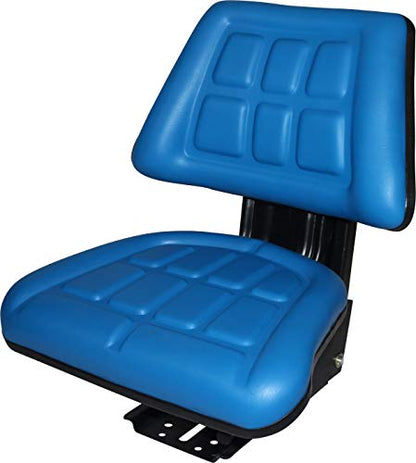 BLUE TRAC SEATS BRAND TRIBACK STYLE UNIVERSAL TRACTOR SUSPENSION SEAT WITH TILT FITS FORD/NEW HOLLAND 2000 2310 2600 2610 2810 2910