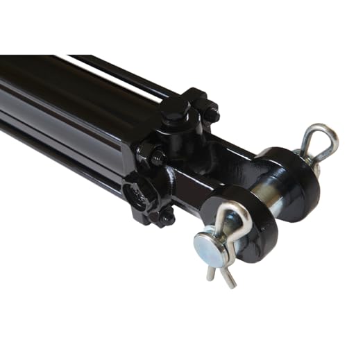 Double Acting Hydraulic Cylinder - AG Tie-Rod Hydraulic Cylinder 2500 PSI Agriculture Standard 2" bore 12" Stroke (2x12) - size: 12" Stroke, style: 2" Bore
