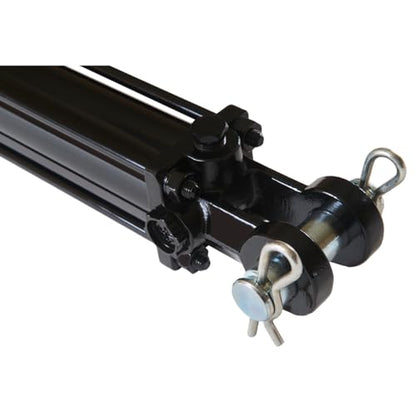 Double Acting Hydraulic Cylinder - AG Tie-Rod Hydraulic Cylinder 2500 PSI Agriculture Standard 2" bore 12" Stroke (2x12) - size: 12" Stroke, style: 2" Bore