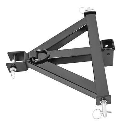 HECASA 3 Point Trailer Hitch 2" Receiver Compatible with Kubota John Deere BX LM25H NorTrac Yanmar Kioti Cat Category 1 Tractors Heavy Duty Tow Hitch
