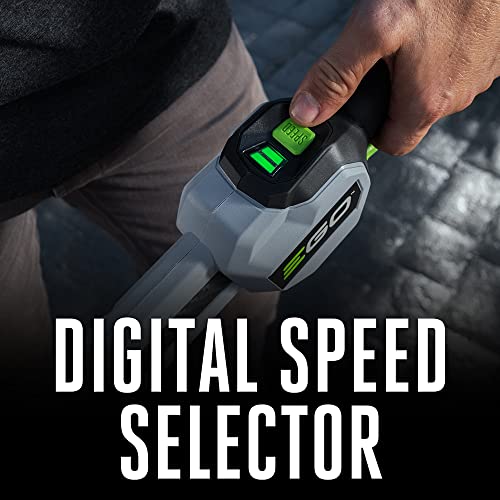 EGO POWER+ String Trimmer, Battery Powered, 16" Trimmer for Weeds and Grass with POWERLOAD, LINE IQ, Telescopic Carbon Fiber Shaft, Battery and Charger Not Included - ST1620T - style: 16" Line IQ/Telescopic (No Battery/Charger)