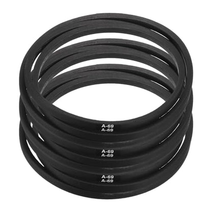 uxcell 3pcs A69 or 4L710 Classic Wrapped Rubber V-Belt, 69"(1750mm) Inside Circumference, A Profile V Belt - size: A69