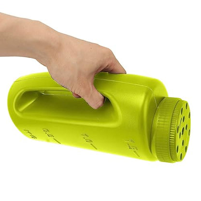Handheld Fertilizer Spreader Hand Held Grass Seed Spreader Crop Spreading Salt Sowing Pot (Green) - color: Green