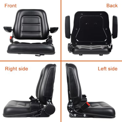 Universal Forklift Seat, Tractor Seat with Safety Belt