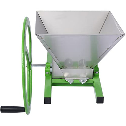 Manual Fruit Press 7L Crusher Grinder for Apples Cider Fruit Wine Juicer,Portable Fruit Scratter Pulper Cider Press,Crusher Grinder