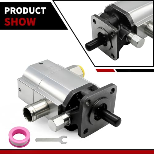 Nakkaa 16 GPM 2 Stage Hydraulic Log Splitter Pump Aluminum Gear Pump - size: 16GPM 3000PSI