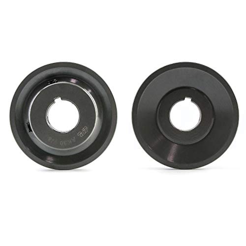 QWORK Single Groove Web Sheaves, 3.05" OD 7/8" Bore V-Belt Sheave for V-Belt, AK3078