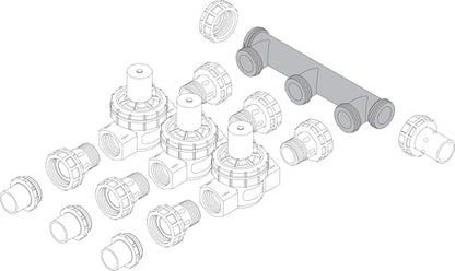Orbit 57183 3-Port Irrigation Valve Manifold System - style: 3-Port Manifold