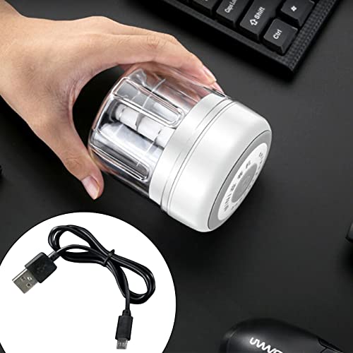 Electric Mini Garlic Chopper, 100ML Food Chopper Garlic Mincer USB - color: 100ML White