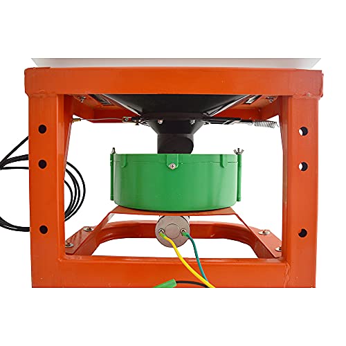TECHTONGDA 12V ATV Broadcast Spreader 265lb Capacity Electric Fertilizing Machine