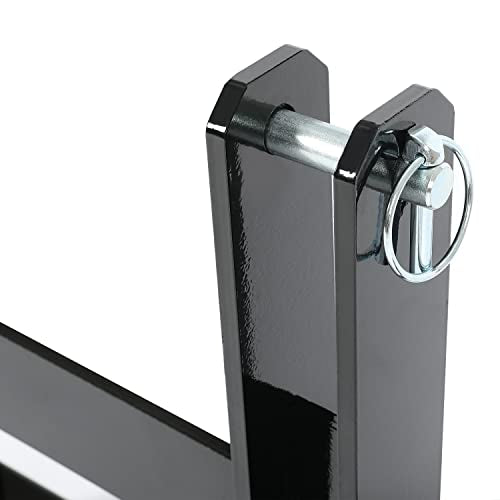 KUAFU 3 Point Hitch Receiver 2" Tractor Drawbar Compatible with Category 1 Tractors w/Suitcase Weight Brackets