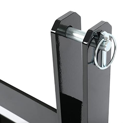 KUAFU 3 Point Hitch Receiver 2" Tractor Drawbar Compatible with Category 1 Tractors w/Suitcase Weight Brackets