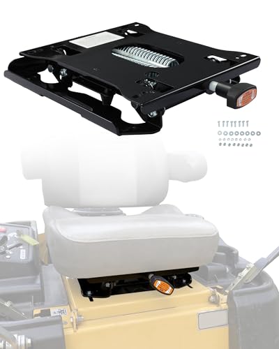 NIXFACE Zero Turn Mower Seat Suspension Kit W/O Slide Track, 2 Inch Travel