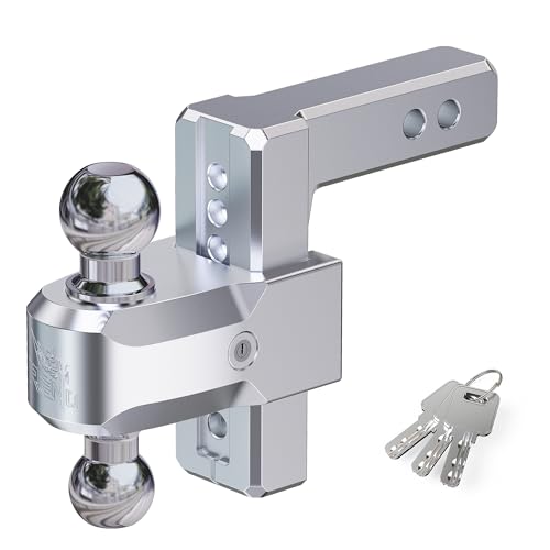 RENO Trailer Hitch (2" Receiver) - 6" Drop/Rise Adjustable Trailer Hitch - size: 2" Receiver x 6" Drop/Rise