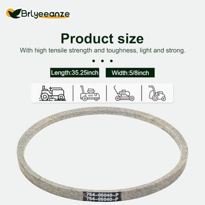 954-05040 Lawn Mower Upper Drive Belt - size: 35.25"L x 0.656"W