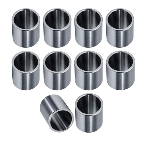 Stainless Steel Reducer Bushing, Screw Standoff Metal Spacer 3/4" to 5/8" Steel Reducer Standoff Bushing Adapters for 5/8" Screws Bolts and Rods, Round Metal Stainless Steel Spacer Set of 10 - size: 3/4" to 5/8"