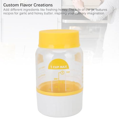 Milk Cream Separator, Manual Fat Separator with Strainer, Plastic Gravy Separator, Kitchen Gadgets Grease Separator, Goat Milk Separator, Butter Maker Cup for Cooking, Baking