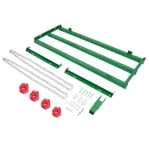 4FT Drag Harrow Driveway Grader Tow Behind Drag Lawn Leveling Rake