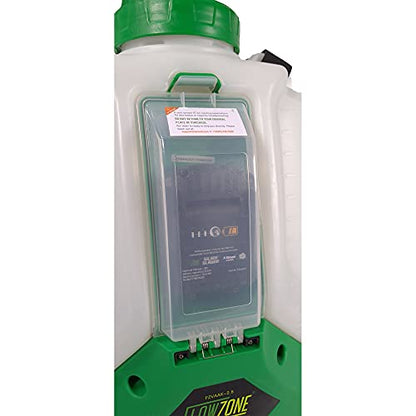 FlowZone Cyclone 2.5 Battery Powered Backpack Sprayer - Variable-Pressure 5-Position Electric Lawn & Garden Sprayer - 4 Gallon