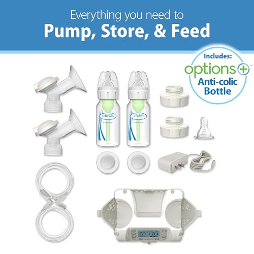 Dr. Brown's Customflow Double Electric Breast Pump - color: Breast Pump Gift Set