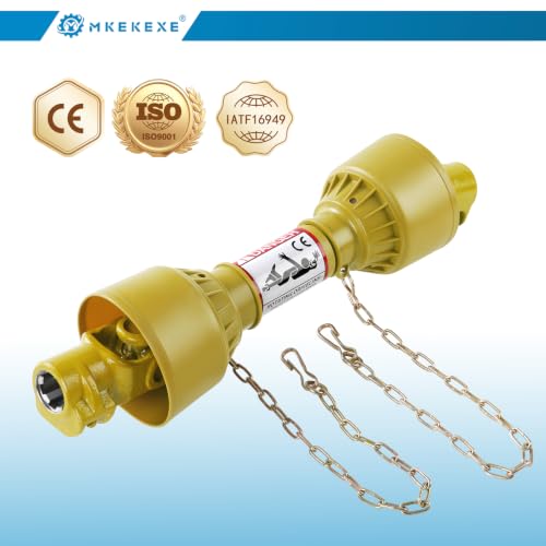 PTO Shaft 1 3/8" 6 Spline End T1 27"-35" PTO Drive Shaft for Tractor T1-680-05B-05B-YIIIP, Series 1 Tractor PTO Shaft, Fit For Mower, Wood Chipper, Tractor, Rotary Tiller, Rotary Cutter, Brush Cutter,