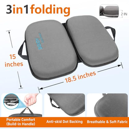 Sojoy 3 in 1 Gel Seat Cushion (Darkgray) - color: Darkgray