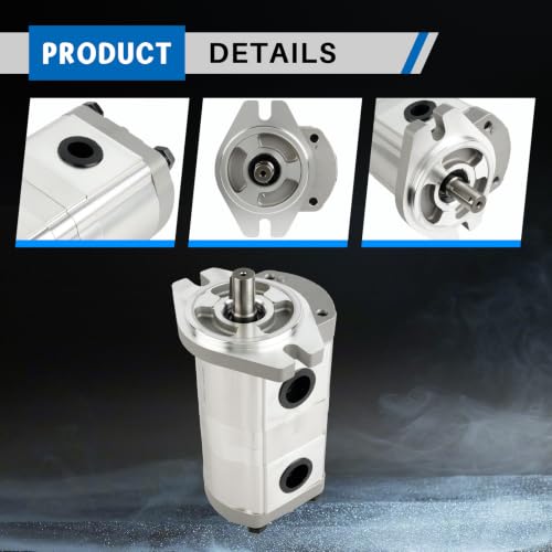 Hydraulic Double Gear Pump 15.87mm HGP-33A-F6-6R - size: 15.87MM