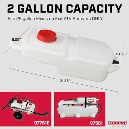CHAPIN International 6-8061 2 Gallon Replacement Tank, Translucent