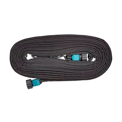 Gilmour 50 Ft Black Flat Soaker Hose with Clog Resistant Fabric Cover
