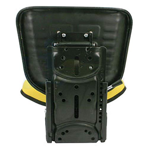 T333YL Yellow Universal Trapezoid Seat Fits John Deere, Massey Ferguson