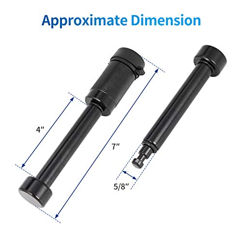 METOWARE Trailer Hitch Lock, Fit 2"-3-1/2" Class III/IV/V Receiver, 2 Pack - size: 2 Pack