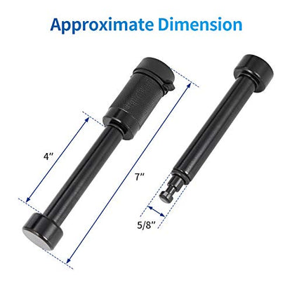 METOWARE Trailer Hitch Lock, Fit 2"-3-1/2" Class III/IV/V Receiver, 2 Pack - size: 2 Pack