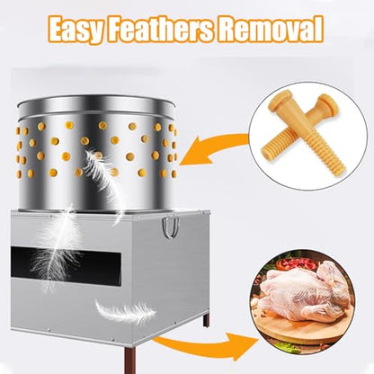 Chicken Plucker Fingers, 50Pcs Rubber Plucking Sticks For Poultry Machine