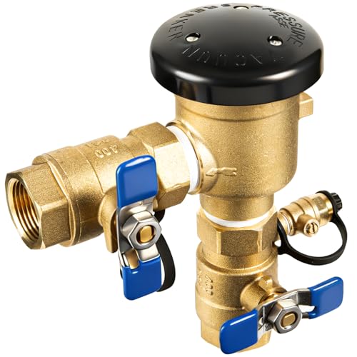 1 Inch Brass Backflow Preventer, Pressure Vacuum Breaker Assembly - size: 1 Inch