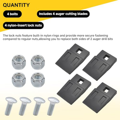 3 Point Auger Teeth Cutting Edge for 3 Point Tractor Post Hole Digger Auger