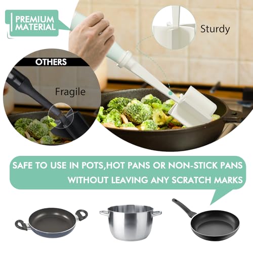 Upgrade Meat Chopper Hamburger Masher Ground Beef Smasher Utensil Mix Tool - color: 1 Pack-White