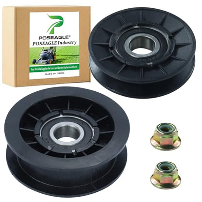 GX20286 V Idler Pulley with GX20287 Idler Pulley for D140 Decks - color: A7 1xGX20286+1xGX20287