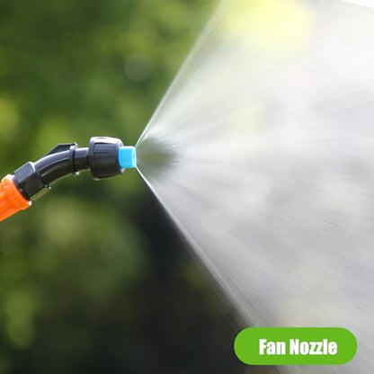 SideKing 14mm Sprayer Nozzle Tips for Battery Powered Sprayer, 5 Adjustable Replacement Nozzle Tips with Leak-Proof O-Rings, Agricultural Backpack Sprayer Accessories
