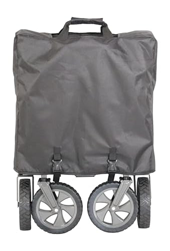 Mac Sports Collapsible Folding Outdoor Utility Wagon, Black - color: Black