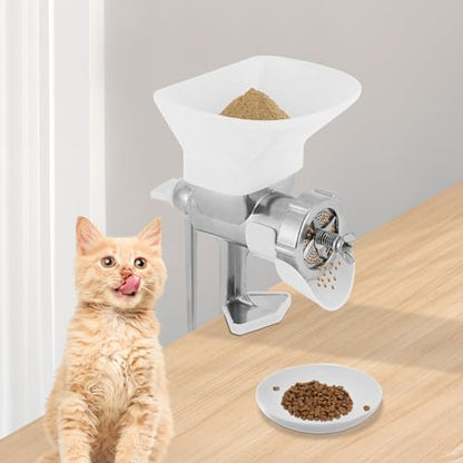 Pellet Machine Animal Feed, Manual Feed Food Maker Birds Fishing Bait Granulator Pelleter, Pet Pellet Food Making Machine for Making Cat Dog Bird Fish Feed, 1.5/2.5/3mm Molds (2.5mm) - size: 2.5mm