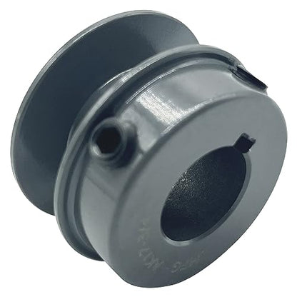 AK17-3/4 v Belt Pulley, 1.75 inch OD, 3/4 Inner Bore, cast Iron Material, AK Single Groove Motor Pulley for “A” or "4L" or "3L" Belts - size: 1.75 inch OD, 3/4 Inner Bore, style: 1 Groove