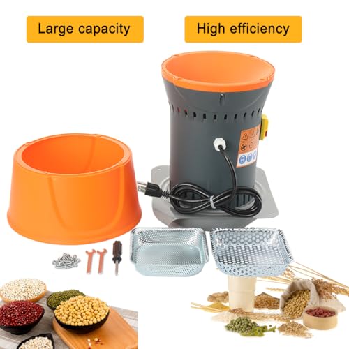 Grain Mill Corn Grinder, 1000W Electric Feed Ginder Mill 7L - size: 7L Round