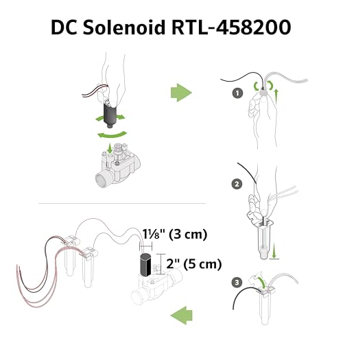 Hunter DC-Latching Sprinkler Solenoid for Hunter Battery Controllers | DC-latching solenoid for Hunter battery controllers including NODE, NODE-BT, and XC Hybrid