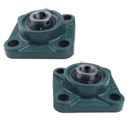 JEENDA 2PCS Square Flange Bearings 5/8", 0.625 Bore Compatible with Fisher Western Snow-Ex SaltDogg Replace 68662 D6512 0208430 3003032