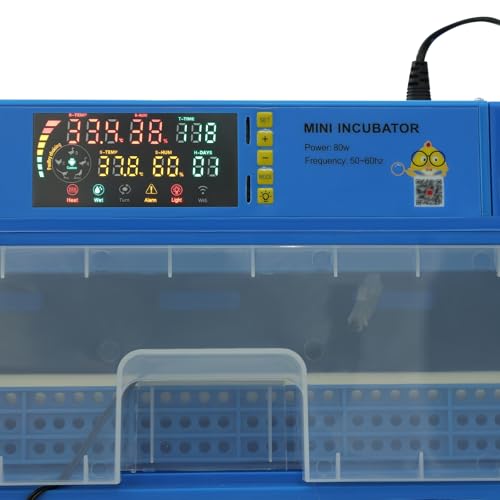 128 Eggs Incubator for Hatching With Automatic Egg Turning, Humidity and Temperature Control - size: 128 eggs