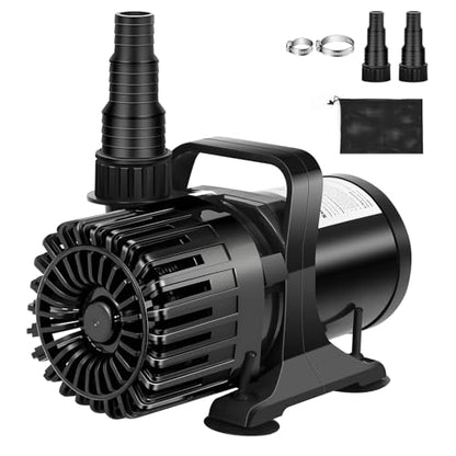 1800 GPH Pond Pump, 100W for Fish Ponds, Fountains & Waterfalls - size: 100W