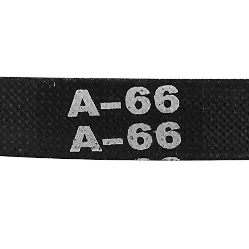 uxcell A66 Drive V-Belts 66" Inner Length 13mm Width 8mm Thick JIS Standard A-Section Rubber Drive Transmission Belt - size: 66"